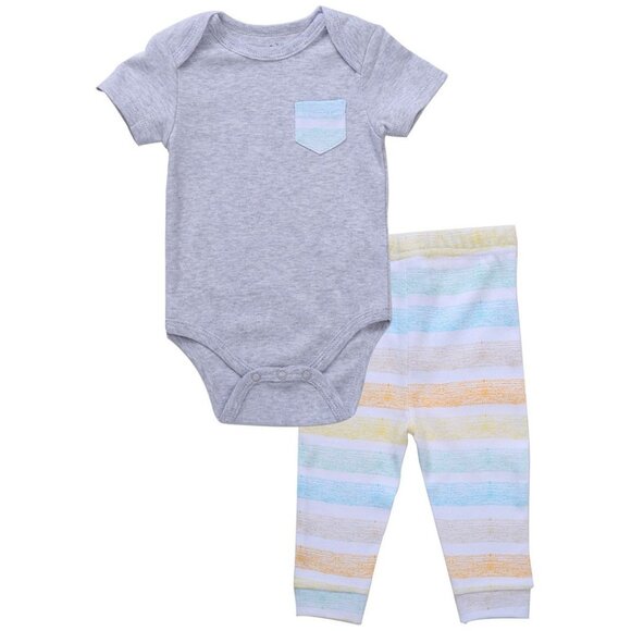 Asher & Olivia 2pc Little Bro Set 9 Months - Picture 1 of 1